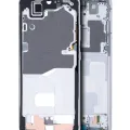 Mid-Frame Housing For Samsung Galaxy S21 Ultra (Phantom Silver)