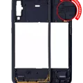 Mid-Frame Housing For Samsung Galaxy A50 (A505 / 2019) (International Version) (Aftermarket Plus) (Black)