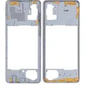Mid-Frame Housing For Samsung Galaxy A71 (A715 / 2020) (Aftermarket Plus) (Prism Crush Silver)