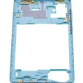 Mid-Frame Housing For Samsung Galaxy A71 (A715 / 2020) (Aftermarket Plus) (Prism Crush Blue)