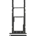 Dual Sim Card Tray For Samsung Galaxy A03S (A037F / 2021) (Black)