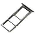 Dual Sim Card Tray For Samsung Galaxy A03S (A037F / 2021) (Black)