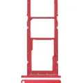 Dual Sim Card Tray For Samsung Galaxy A03S (A037F / 2021) (Red)