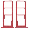 Dual Sim Card Tray For Samsung Galaxy A03S (A037F / 2021) (Red)