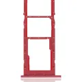 Dual Sim Card Tray For Samsung Galaxy A03S (A037F / 2021) (Red)