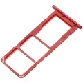 Dual Sim Card Tray For Samsung Galaxy A03S (A037F / 2021) (Red)