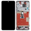 OLED Assembly With Frame For Huawei Mate 50 (Genuine OEM) (Silver)