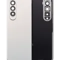 Back Cover Glass With Camera Lens For Samsung Galaxy Z Fold 3 5G (Premium) (Phantom Silver)