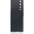 Back Cover Glass With Camera Lens For Samsung Galaxy Z Fold 3 5G (Aftermarket Plus) (Phantom Black)
