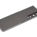 Back Cover Glass With Camera Lens For Samsung Galaxy Z Fold 3 5G (Aftermarket Plus) (Phantom Black)