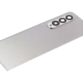 Back Cover Glass With Camera Lens For Samsung Galaxy Z Fold 3 5G (Aftermarket Plus) (Phantom Silver)