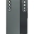 Back Cover Glass With Camera Lens For Samsung Galaxy Z Fold 3 5G (Aftermarket Plus) (Phantom Green)