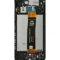 LCD Assembly With Frame For Samsung Galaxy A12 Nacho (A127 / 2021) (Service Pack) (Black)