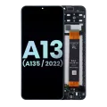 LCD Assembly With Frame For Samsung Galaxy A13 4G (A135 / 2022) (Service Pack) (All Colors)