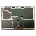 Top Case with Battery and Keyboard (ANSI US) For MacBook Pro 13" A1708 (2016) (Used OEM Pull: Grade B/C) (Silver)
