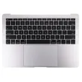 Top Case with Battery and Keyboard (ANSI US) For MacBook Pro 13" A1708 (2016) (Used OEM Pull: Grade B/C) (Silver)