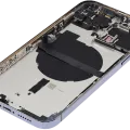 Back Housing W/ Small Parts For iPhone 13 Pro Max (EU / Global Version) (Used OEM Pull: Grade B) (Sierra Blue)