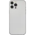 Back Housing W/ Small Parts For iPhone 13 Pro Max (EU / Global Version) (Used OEM Pull: Grade B) (Silver)