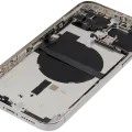 Back Housing W/ Small Parts For iPhone 13 Pro Max (EU / Global Version) (Used OEM Pull: Grade B) (Silver)