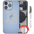 Задня кришка з малими деталями для iPhone 13 Pro (EU / Global Version) (Used OEM Pull: Grade C) (Sierra Blue)