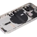 Back Housing W/ Small Parts For iPhone 13 Pro (EU / Global Version) (Used OEM Pull: Grade B) (Silver)