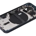 Back Housing W/ Small Parts For iPhone 13 Mini (EU / Global Version) (Used OEM Pull: Grade C) (Midnight)