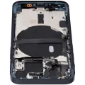 Back Housing W/ Small Parts For iPhone 13 Mini (EU / Global Version) (Used OEM Pull: Grade C) (Midnight)