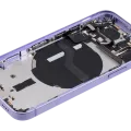 Back Housing W/ Small Parts For iPhone 12 Mini (EU / Global Version) (Used OEM Pull: Grade B) (Purple)