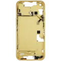 Mid-Frame Housing W/ Small Parts For iPhone 14 (US Version) (Used OEM Pull: Grade A) (Yellow)