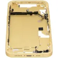 Mid-Frame Housing W/ Small Parts For iPhone 14 (US Version) (Used OEM Pull: Grade A) (Yellow)