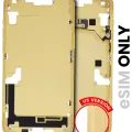 Mid-Frame Housing W/ Small Parts For iPhone 14 Plus (US Version) (Used OEM Pull: Grade A) (Yellow)