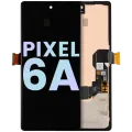 OLED Assembly With Frame (With Fingerprint Sensor) For Google Pixel 6A (Genuine OEM) (All Colors)