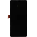 OLED Assembly With Frame (With Fingerprint Sensor) For Google Pixel 6A (Genuine OEM) (All Colors)