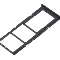 Dual Sim Card Tray For Samsung Galaxy A13 (A135 / 2022) (Black)