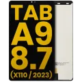 Дисплейний модуль (LCD) без рамки для Samsung Galaxy Tab A9 8.7" (X110) (2023) (Wi-Fi) (Refurbished) (чорний)