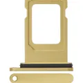 Dual Sim Card Tray For iPhone 11 (Yellow)