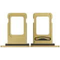 Dual Sim Card Tray For iPhone 11 (Yellow)