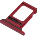 Dual Sim Card Tray For iPhone XR (Red)
