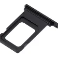 Dual Sim Card Tray For iPhone XR (Black)