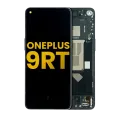 OLED Assembly With Frame For OnePlus 9RT 5G (Refurbished) (Hacker Black)