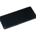 OLED Assembly With Frame For OnePlus 9RT 5G (Refurbished) (Hacker Black)