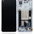 OLED Assembly With Frame For OnePlus 9RT 5G (Refurbished) (Blue)
