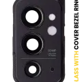 Back Camera Lens With Cover Bezel Ring For OnePlus 9RT 5G (Hacker Black)