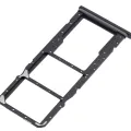 Dual Sim Card Tray For Samsung Galaxy A03 Core (A032 / 2021) (Black)
