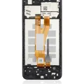 LCD Assembly With Frame For Samsung Galaxy A03 Core (A032 / 2021) (Service Pack) (Black)