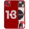 Задня кришка з малими деталями для iPhone 13 (US Version) (Used OEM Pull: Grade A) (червоний)