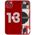 Back Housing W/ Small Parts For iPhone 13 (US Version) (Used OEM Pull: Grade B) (Red)