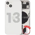 Задня кришка з малими деталями для iPhone 13 (US Version) (Used OEM Pull: Grade C) (Starlight)