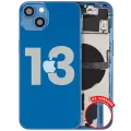 Задня кришка з малими деталями для iPhone 13 (US Version) (Used OEM Pull: Grade C) (синій)
