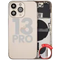 Back Housing W/ Small Parts For iPhone 13 Pro (US Version) (Used OEM Pull: Grade B) (Gold)